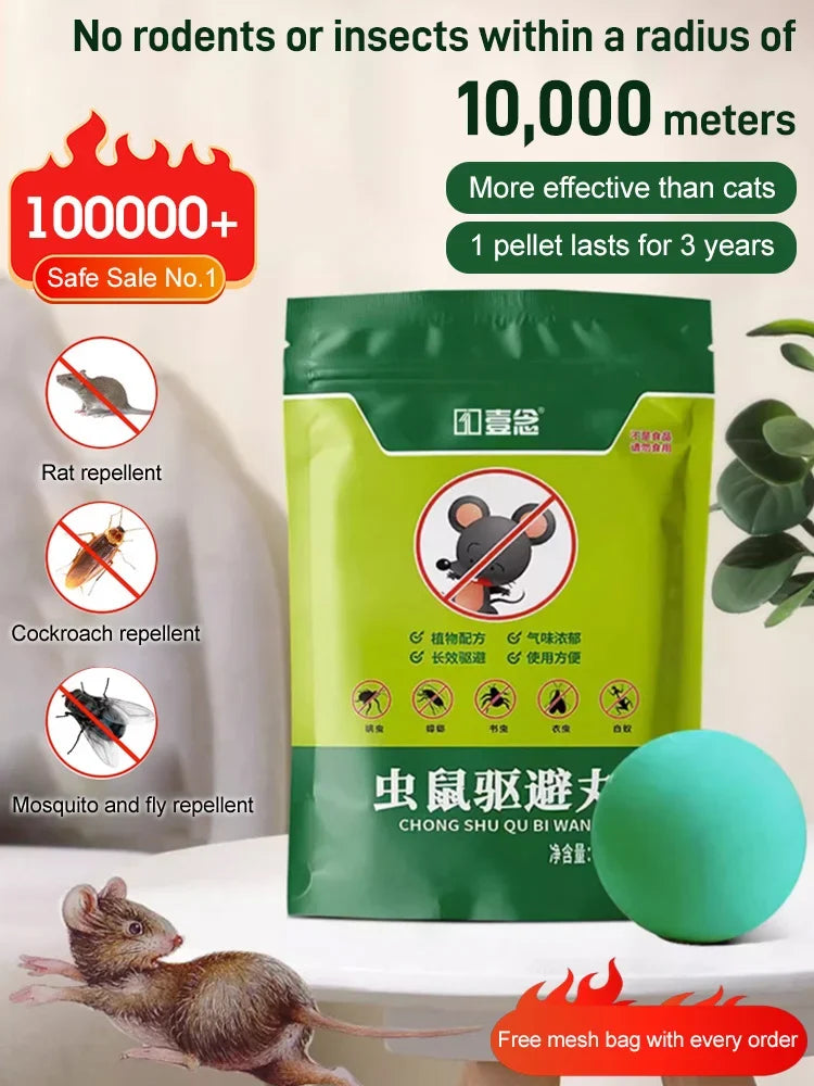 🔥Last Day 49% OFF🔥[One pellet lasts for one year!]Rodent and insect repellent sphere