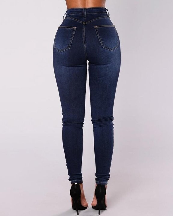 🔥Last day 49% OFF🔥Double Breasted High Waist Skinny Jeans