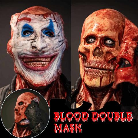 Double-layer Ripped Mask / Scary cosplay