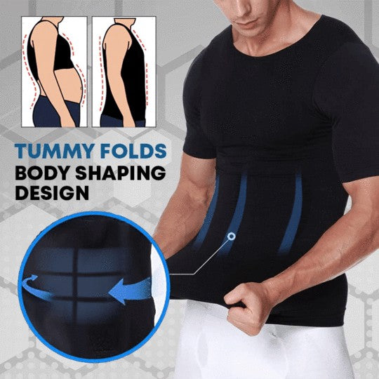 SLIMMING BODY SHAPER T-SHIRT