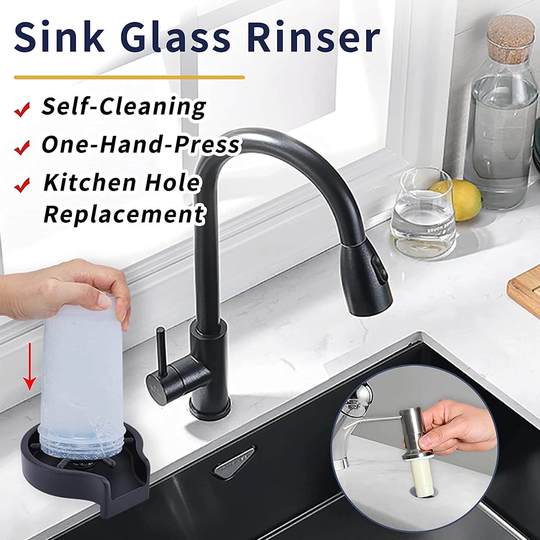 Lave-tasses automatique Delta Glass Rinser pour évier 