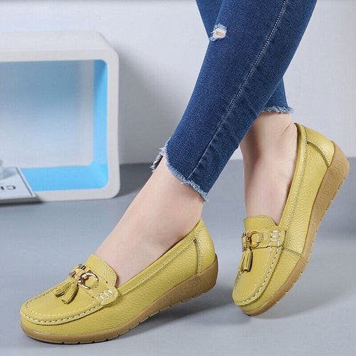 Women's Leather Breathable Moccasins Shoes