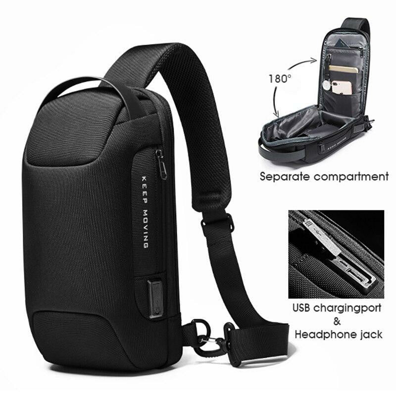 New Carbon Fiber Streamline Anti-Theft Sling Bag(Buy 2 Free Shipping)