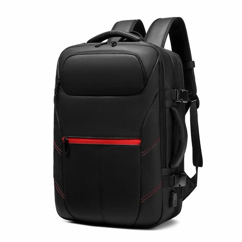 PVC Waterproof USB Charging Male Laptop Casual Travel Bag