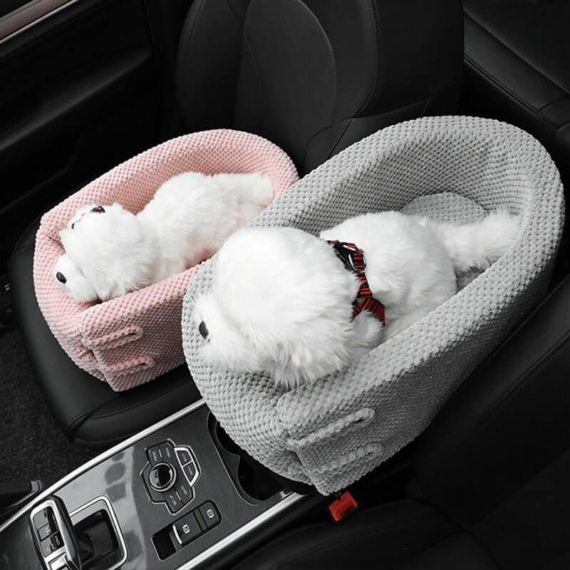 Snuggly-Safe Puppy Car Seat