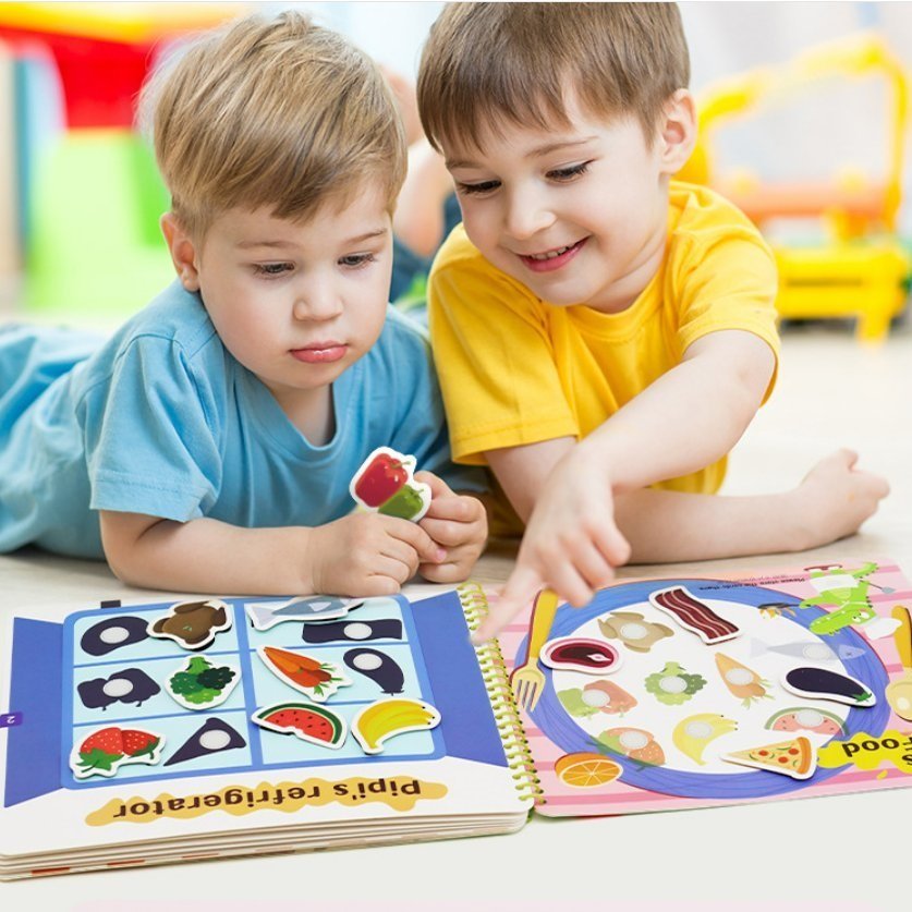 Montessori-Arbeitsbuch für Kinder zur Entwicklung von Lernfähigkeiten