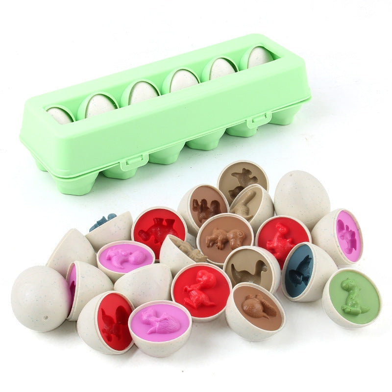 Montessori Educational Eggs （12 Eggs One Set）