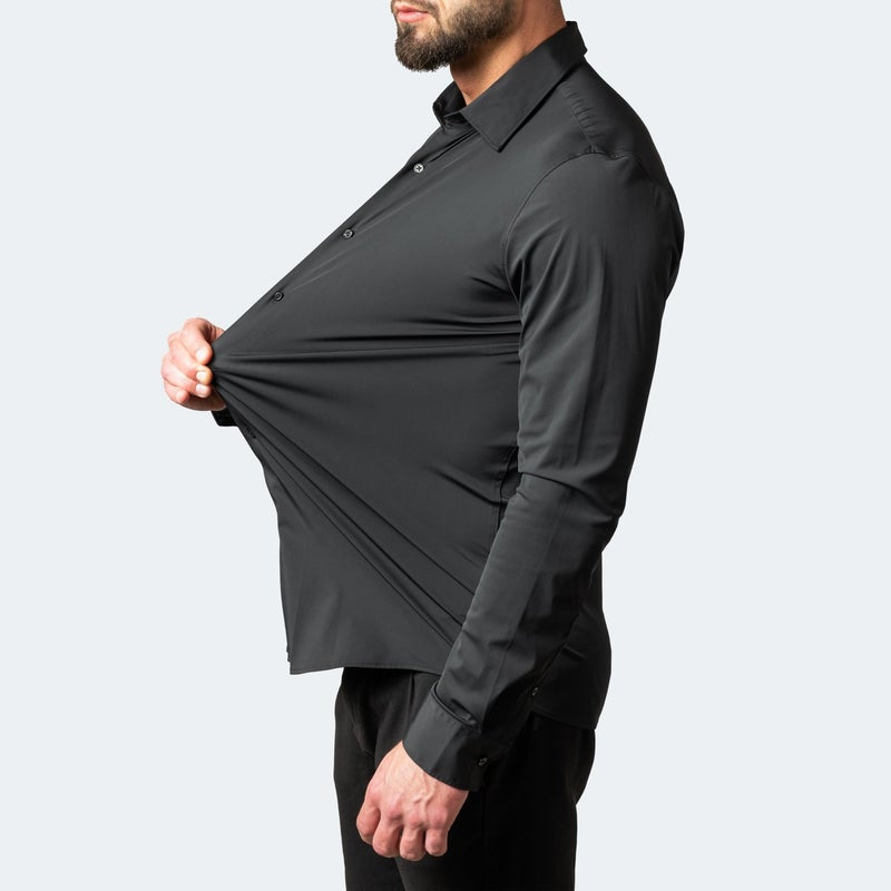 Chemise anti-rides extensible