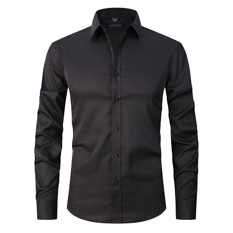 Chemise anti-rides extensible