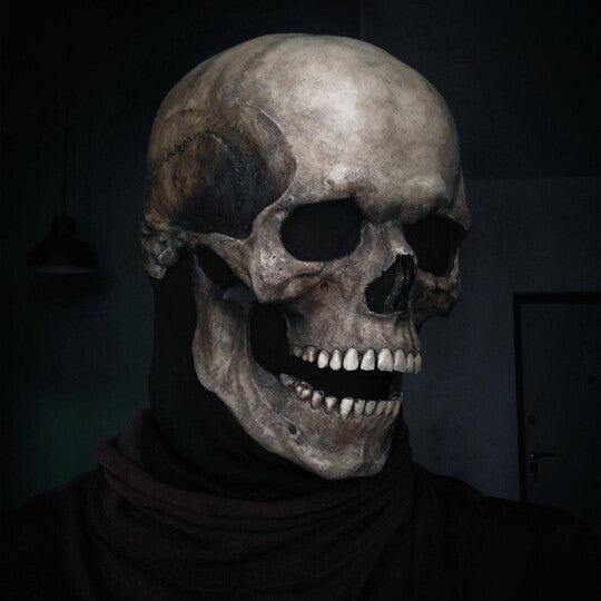 Full Head Skull maskhelmet with Movable Jaw