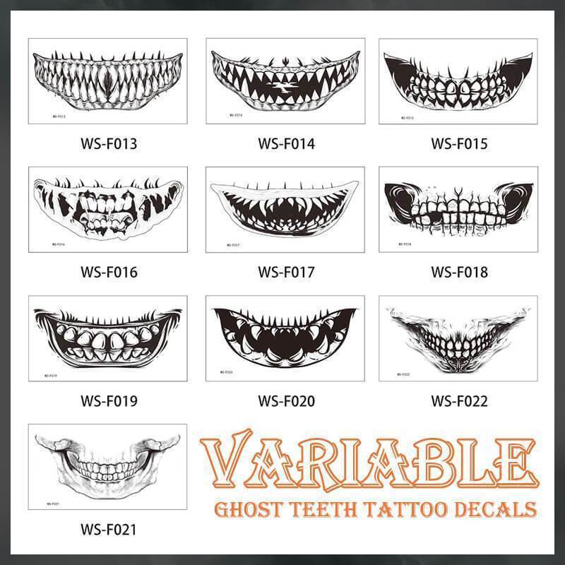 🎃 Halloween Prank Makeup Temporary Tattoo