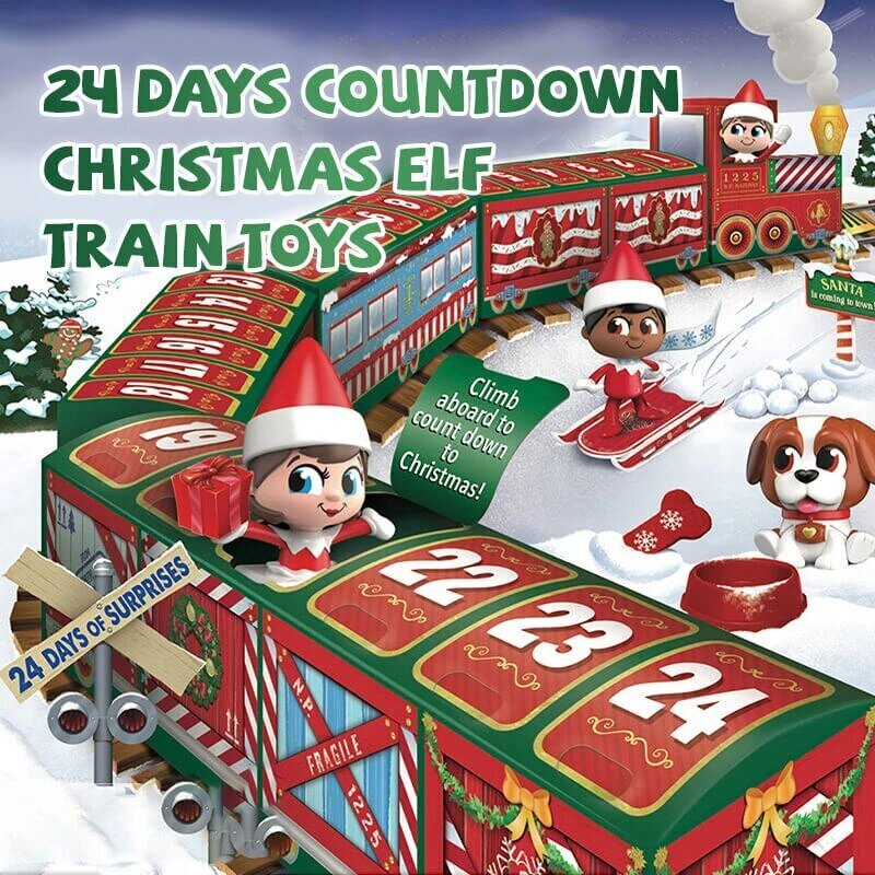 2021 New🔥🔥The Elf on the Shelf North Pole Advent Train