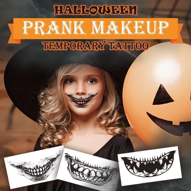 🎃 Halloween Prank Makeup Temporary Tattoo