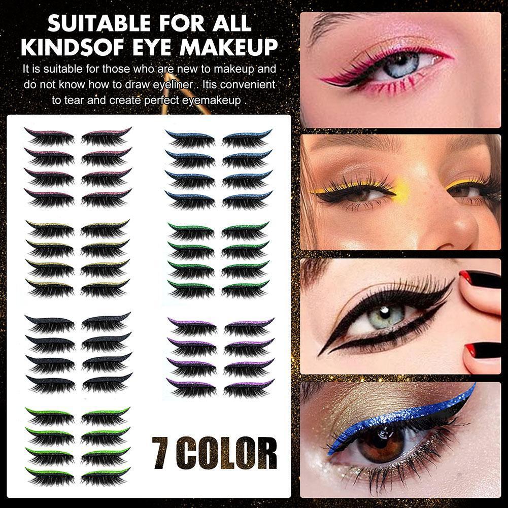 Reusable Eyeliner And Eyelash Stickers