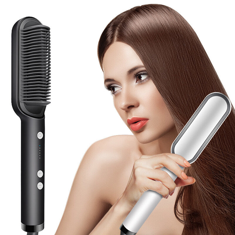 【VENTE DE NOUVEL AN 50 % DE RÉDUCTION】 Brosse à lisser les cheveux à ions négatifs