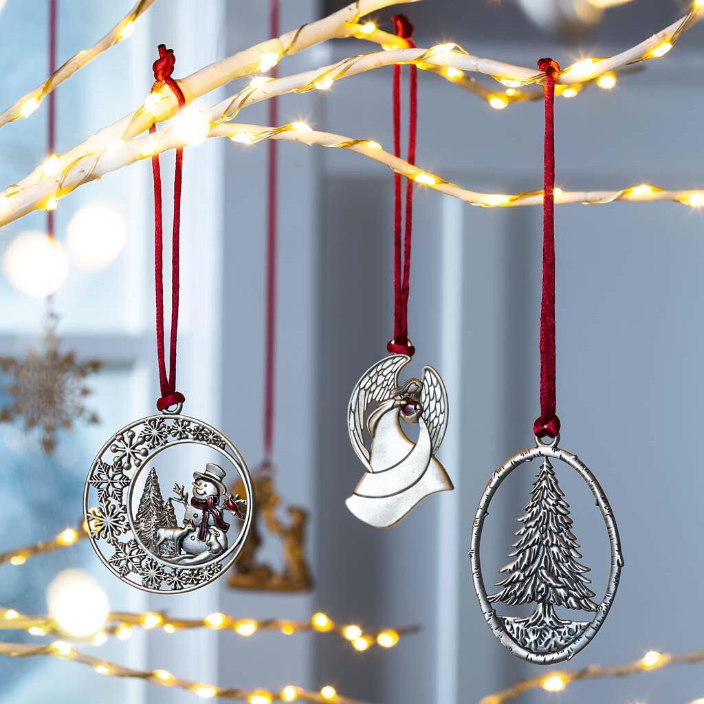 (CHRISTMAS PRE SALE - 50% OFF) Solid Pewter Christmas Tree Ornament-Buy 4 Get Extra 20% OFF