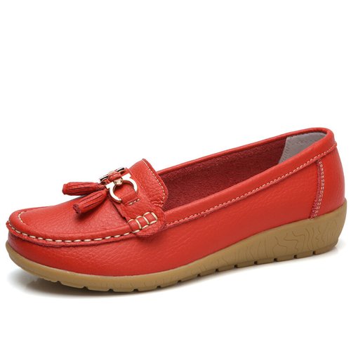 Women's Leather Breathable Moccasins Shoes