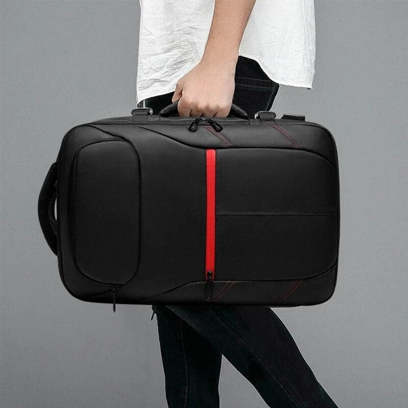 PVC Waterproof USB Charging Male Laptop Casual Travel Bag