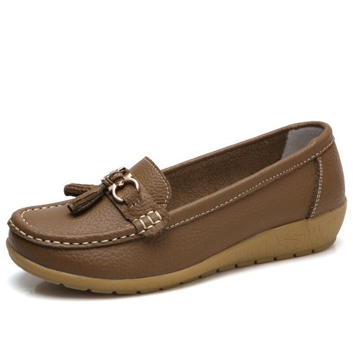 Women's Leather Breathable Moccasins Shoes