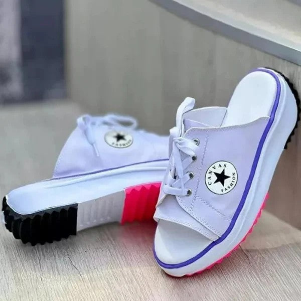 Fishmouth breathable canvas casual sandals🔥BUY 2 FREE SHIPPING🔥