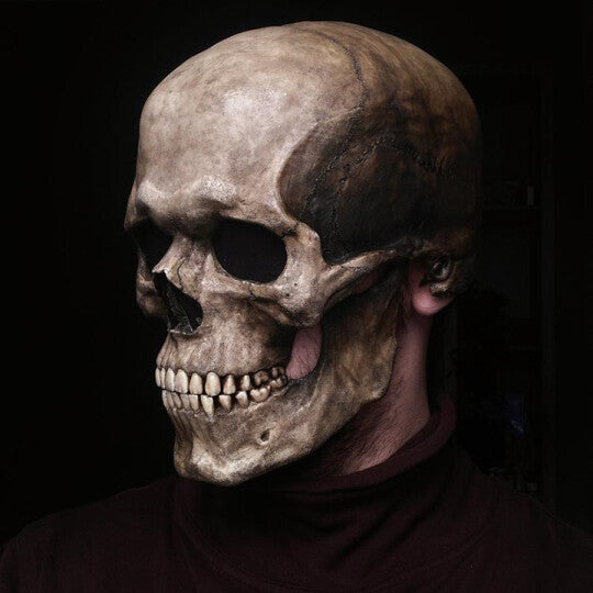 Full Head Skull maskhelmet with Movable Jaw