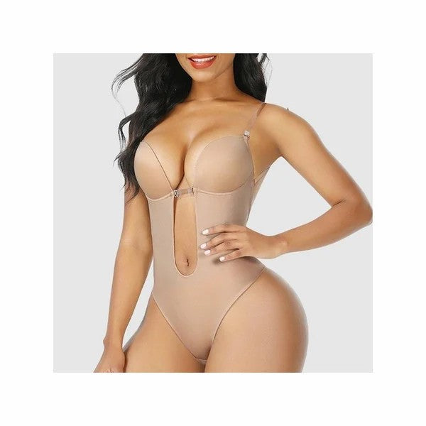 Plunge Backless Body Shaper Bra