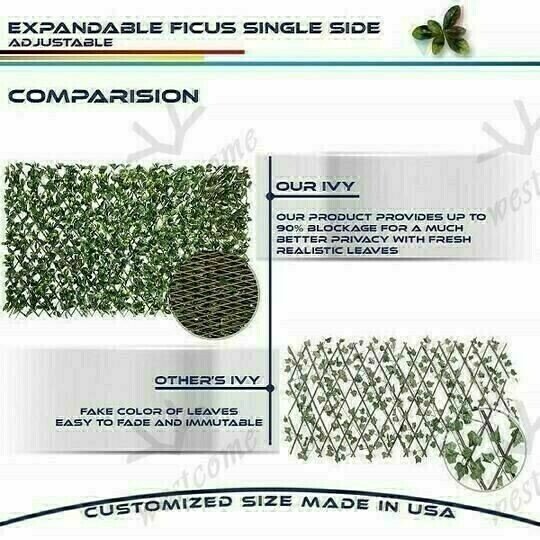 🔥2022 New Upgrade🔥Expandable Faux Privacy Fence