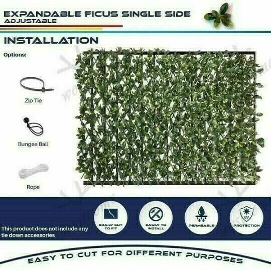 🔥2022 New Upgrade🔥Expandable Faux Privacy Fence