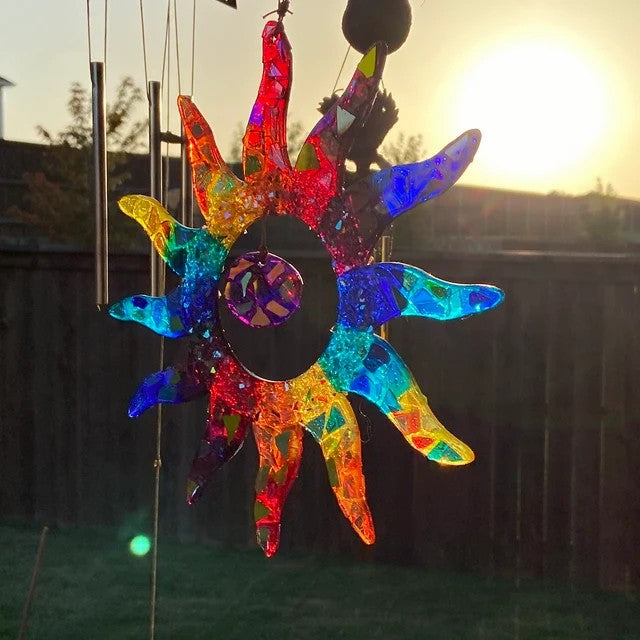 Rainbow Stained Glass Suncatcher