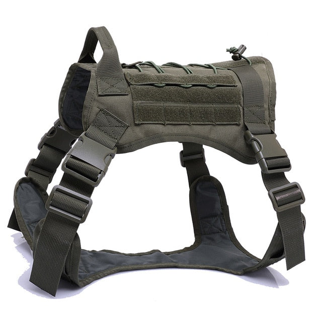 Military Tactical Dog Harness K9