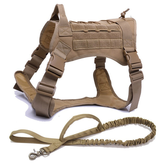 Military Tactical Dog Harness K9