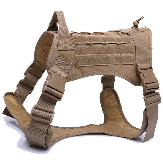 Military Tactical Dog Harness K9