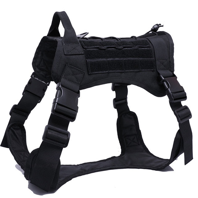 Military Tactical Dog Harness K9