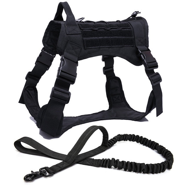 Military Tactical Dog Harness K9