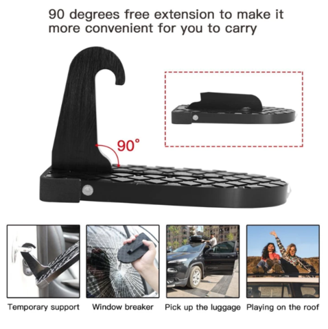 Multifunction Foldable Car Rack Step