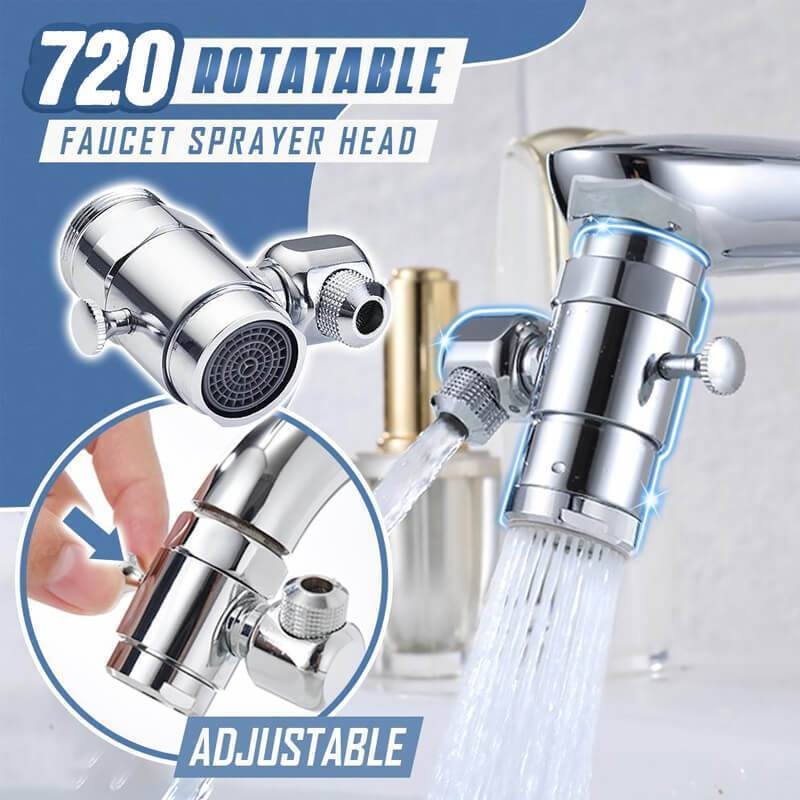 Rotatable Faucet Sprayer Head